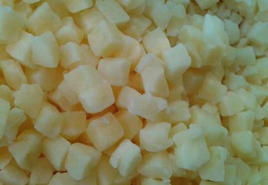 Processed Frozen Sliced Apple Dice Cube High Quality Frozen Fruit Driedfood Frozen Fruit Hot Sale Factory Price